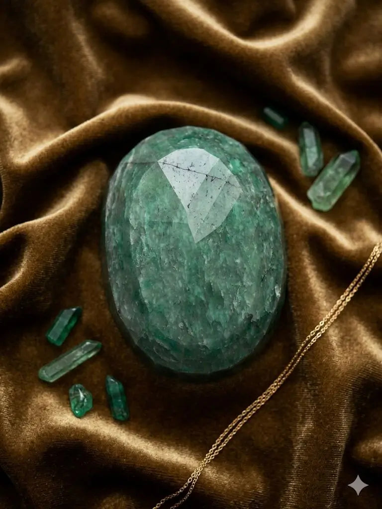 AAA+ Certified Quality Natural Aventurine, Oval Mixed Shaped, Green Colored, 782.00Gms. 122.81x128.77x43.51mm. Gemstone, Gem213253